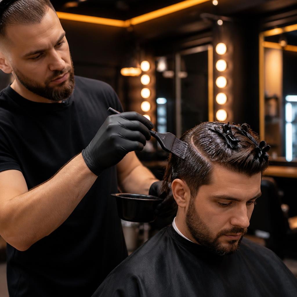 Hair Coloring (Premium) at ShortCut Salon Sharjah