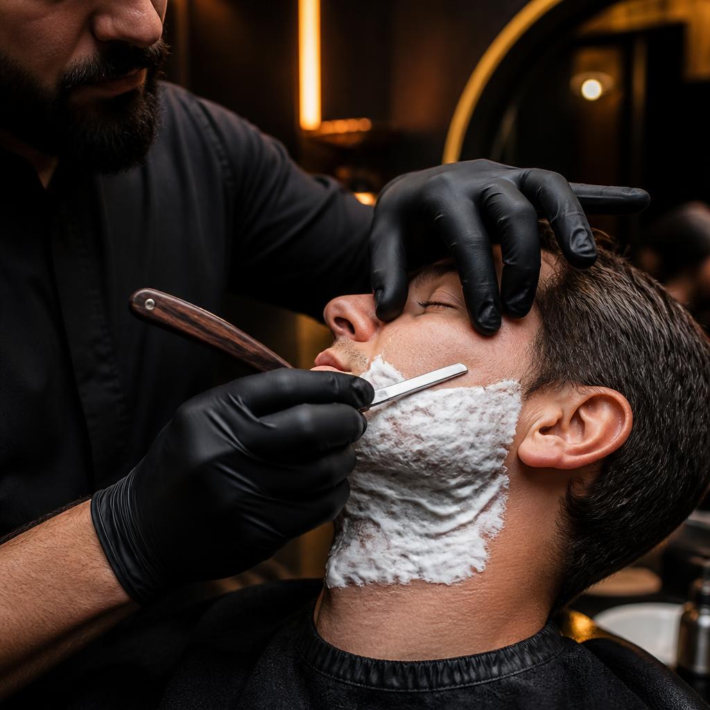 Beard Shaving at ShortCut Salon Sharjah