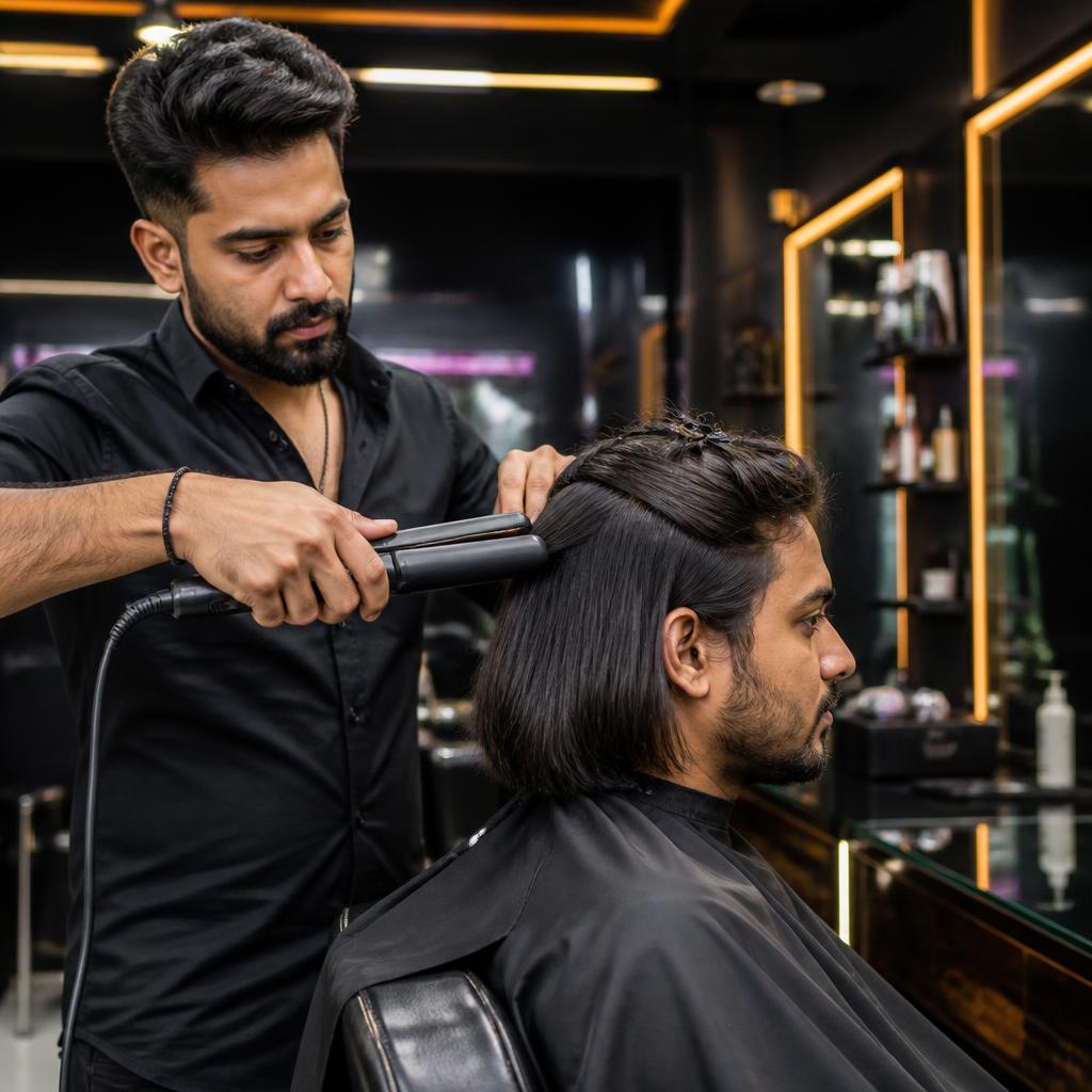 Hair Smoothening at ShortCut Salon Sharjah